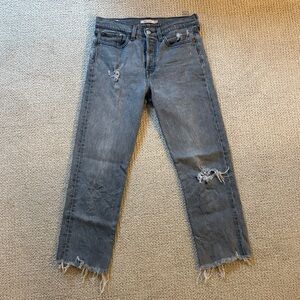 Levi’s Wedgie Straight Crop Jeans